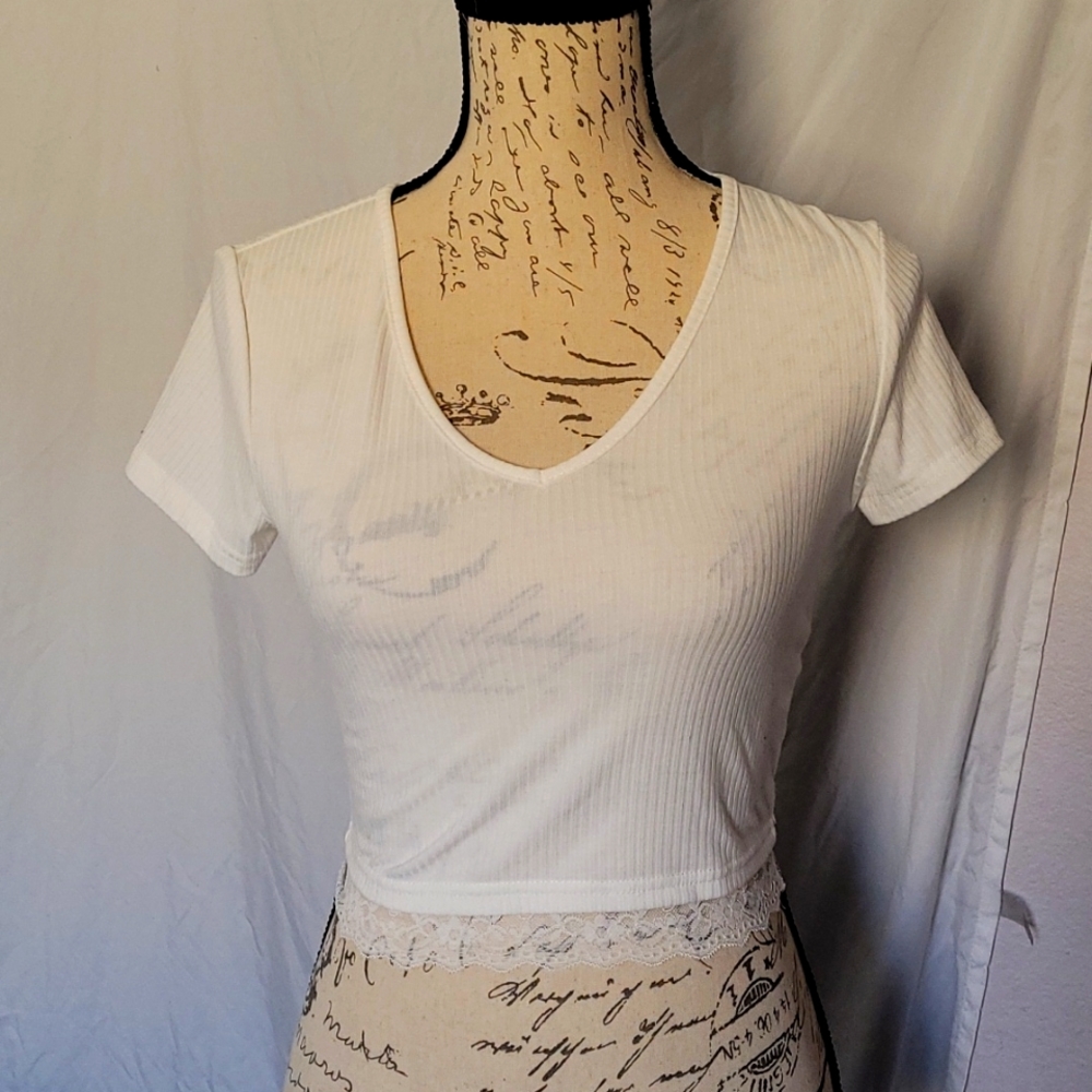 Shein white t-shirt